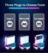 3 in 1 magnetic Charging Cable With Ios/ Micro/ Type-c pin